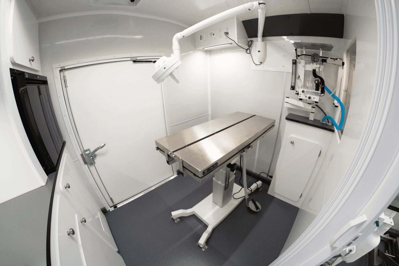 Surgical suite interior