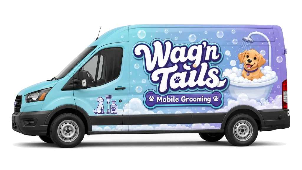 Illustrated Pet Pro+ Ford Transit salon van