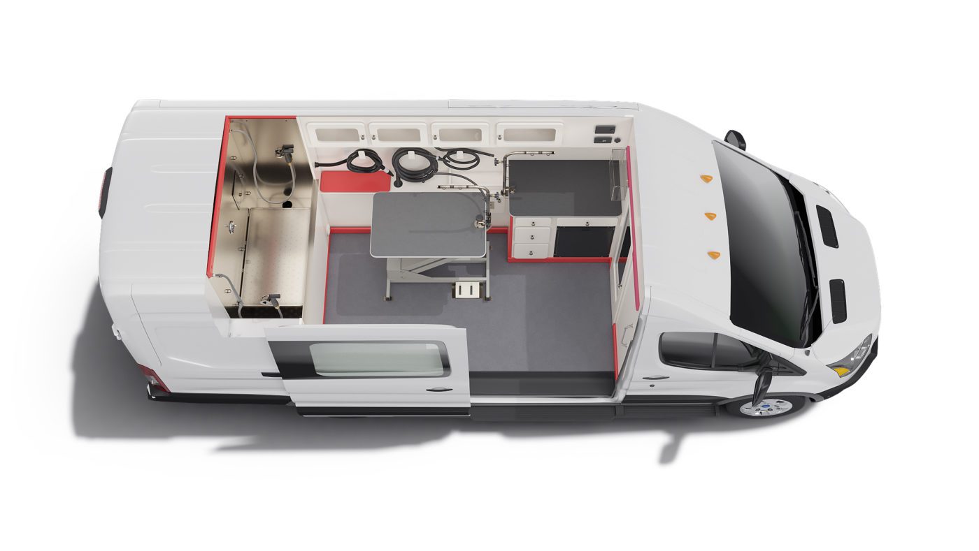 Dyna Groom Van floorplan
