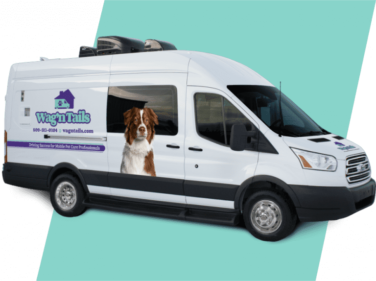 The Dyna, Mobile Pet Grooming Cargo Van Wag'n Tails